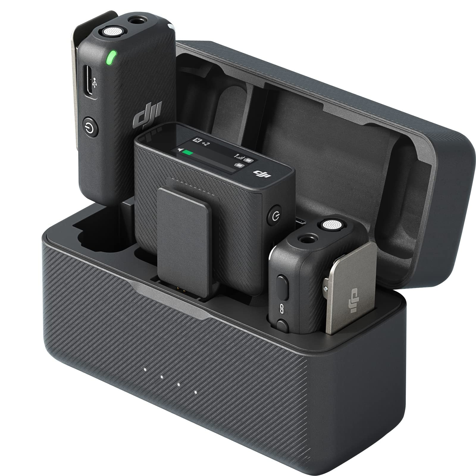 DJI Mic 2 Wireless Professional Microphone (2TX + 1RX) & Charging Case DJI Mic 2 Wireless Professional Microphone (2TX + 1RX) & Charging Case
